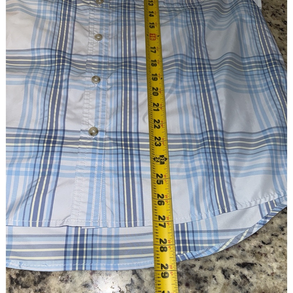 Lot of 2 Eddie Bauer Women's Adventure Shirts Size L Plaid Moisture Wicking - Picture 8 of 15